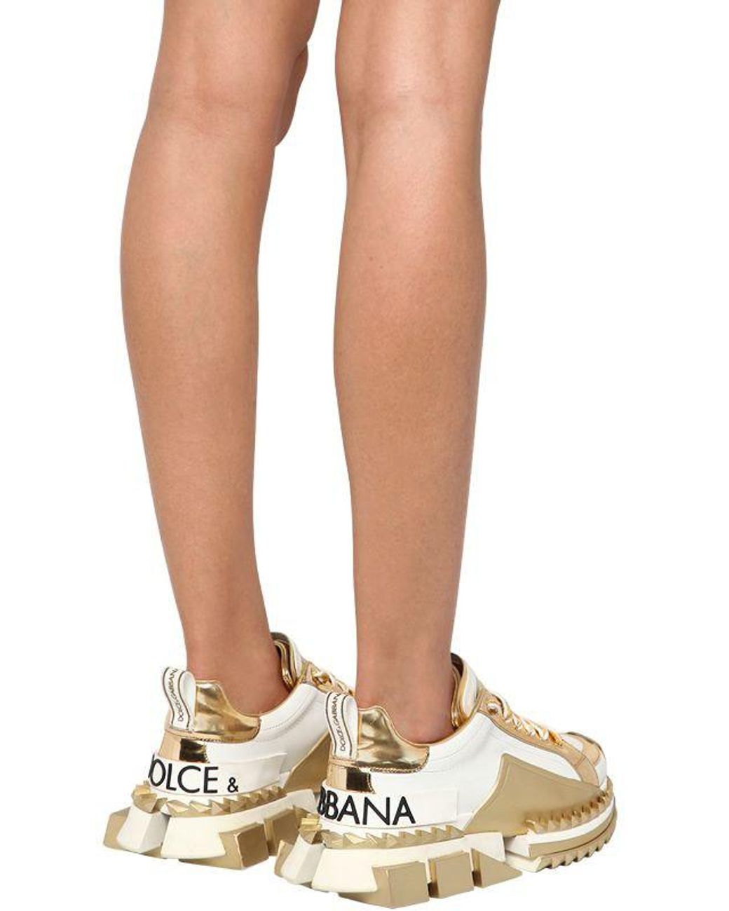 40mm Super Queen Leather Sneakers Dolce & Gabbana | Lyst