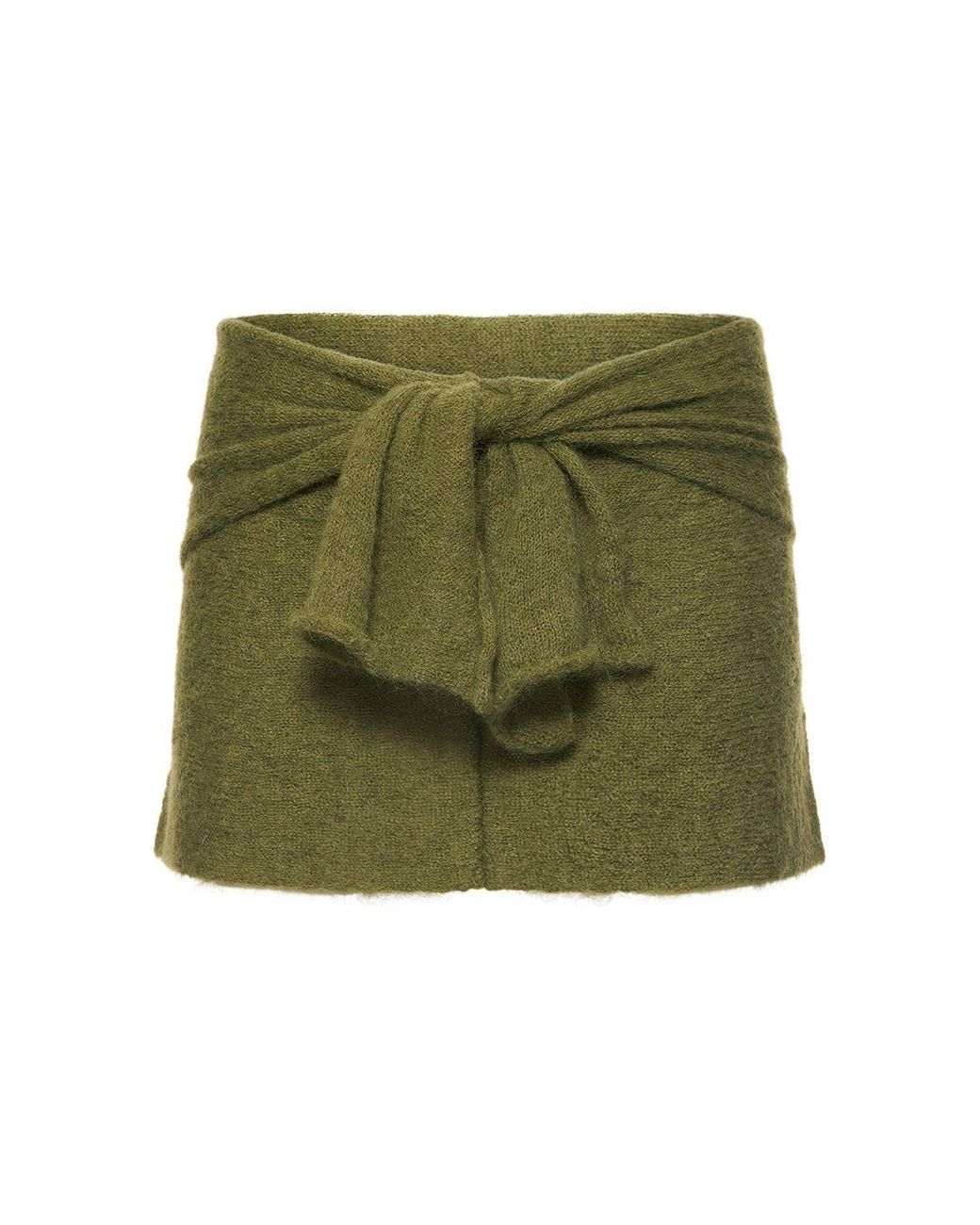 スカート GIMAGUAS Caramel Stretch Polyester Mini Skirt Gimaguas Caramel Stretch Polyester Mini Skirt In Orange