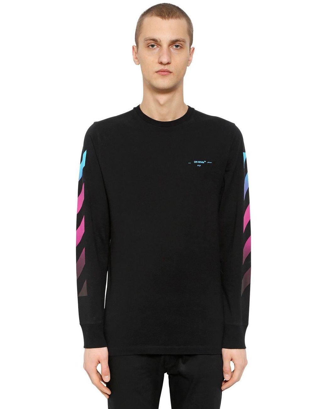 Off-White c/o Virgil Abloh Gradient Arrows Jersey T-shirt in Black for Men  | Lyst