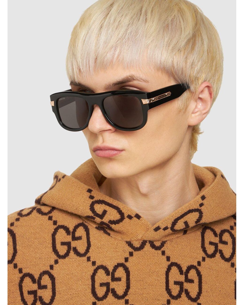 Gucci Gg1517S Acetate Sunglasses in Black for Men Lyst