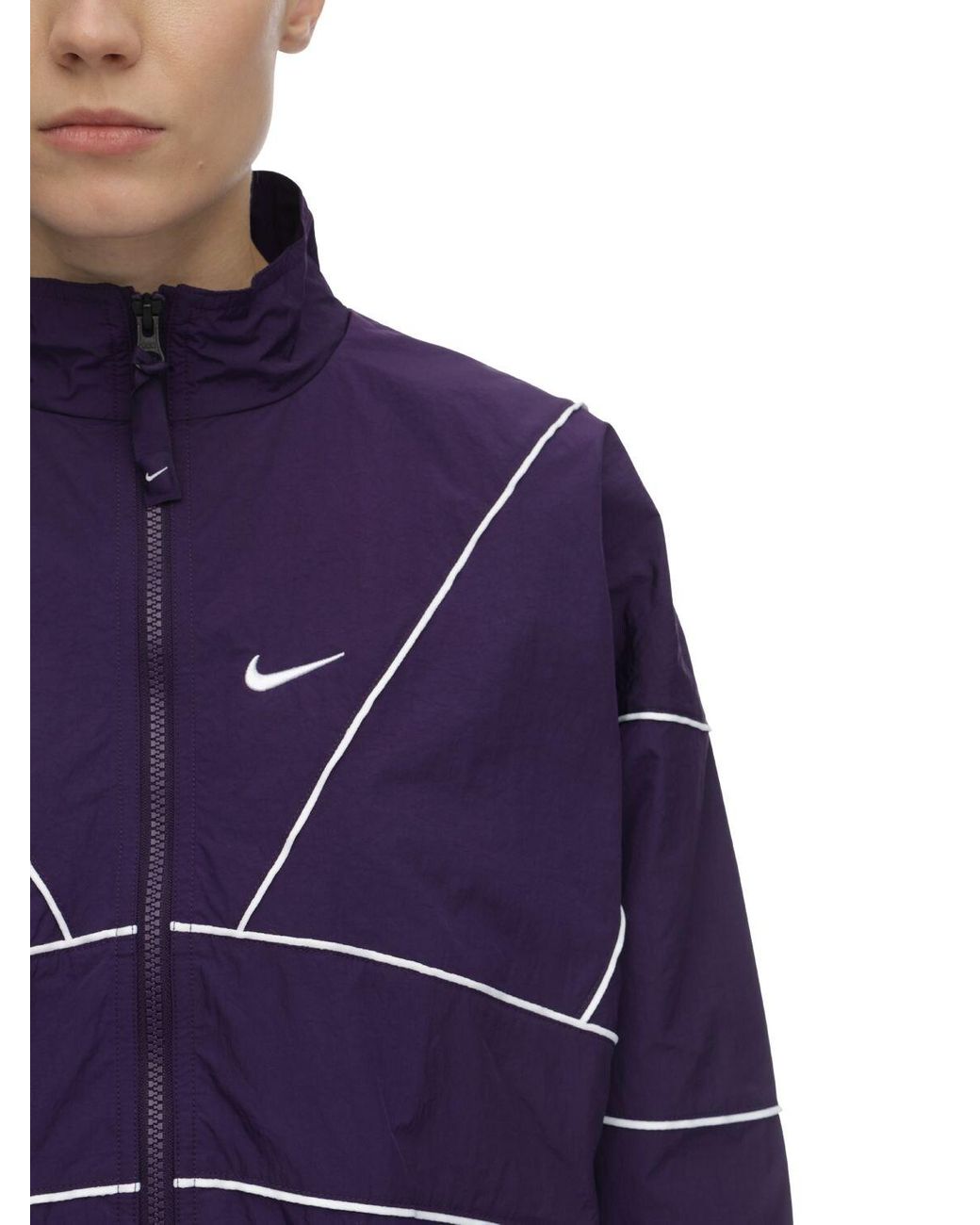 Nike Damen-Track-Jacket in Lila | Lyst DE