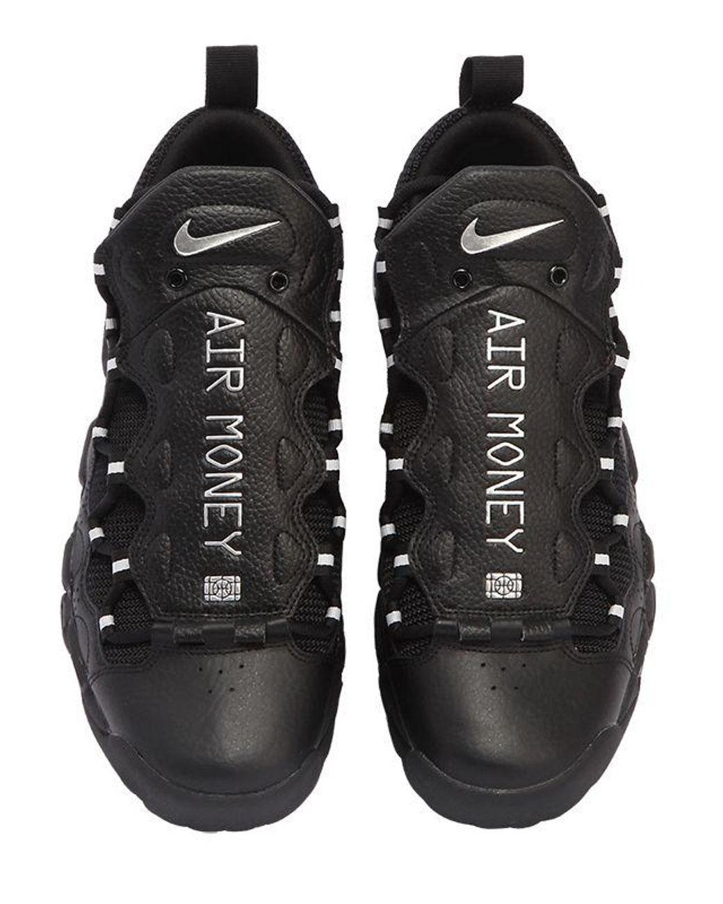 Nike Air Money Leather Sneakers in Black for Men | Lyst