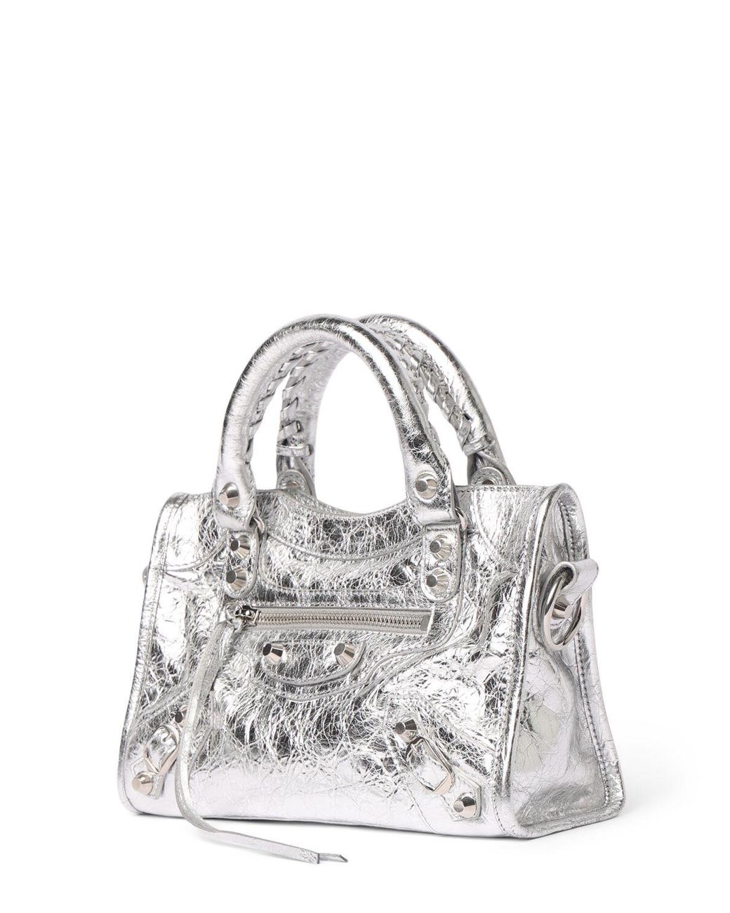 【BALENCIAGA】LE CITY BAG M ARENA LAMB PV Balenciaga Le City Bag S Arena Lamb Pv - Black | 8114422AA9S1000