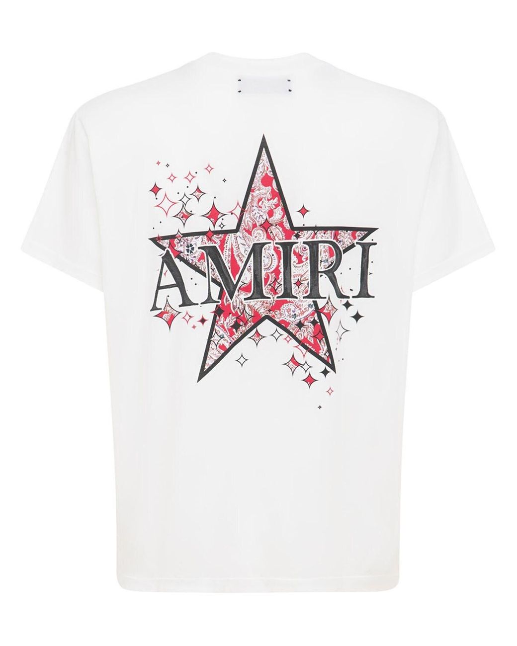 Amiri Paisley Star Cotton Jersey T-shirt in White for Men