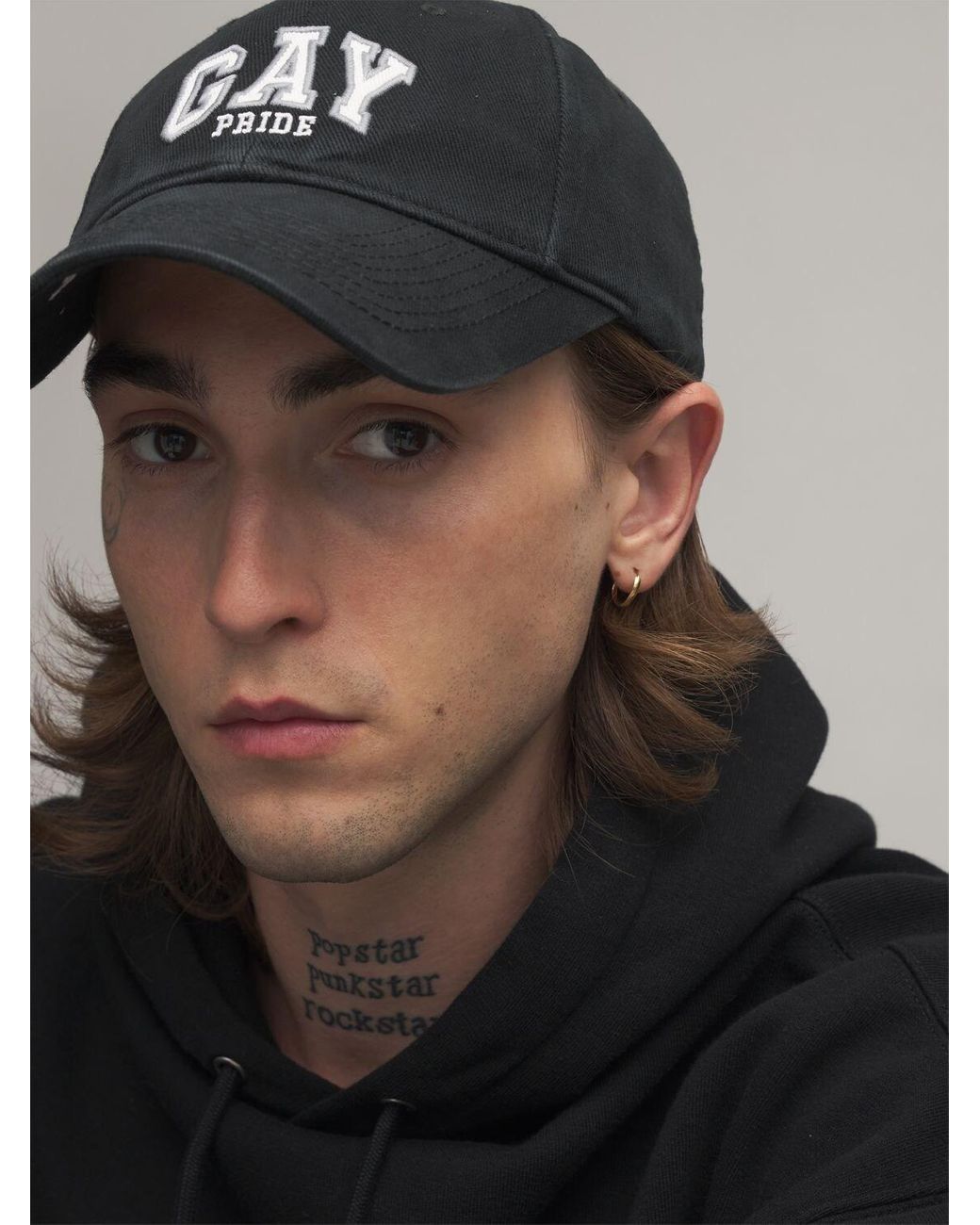 Balenciaga Gay Pride 2021 Cap in Black 