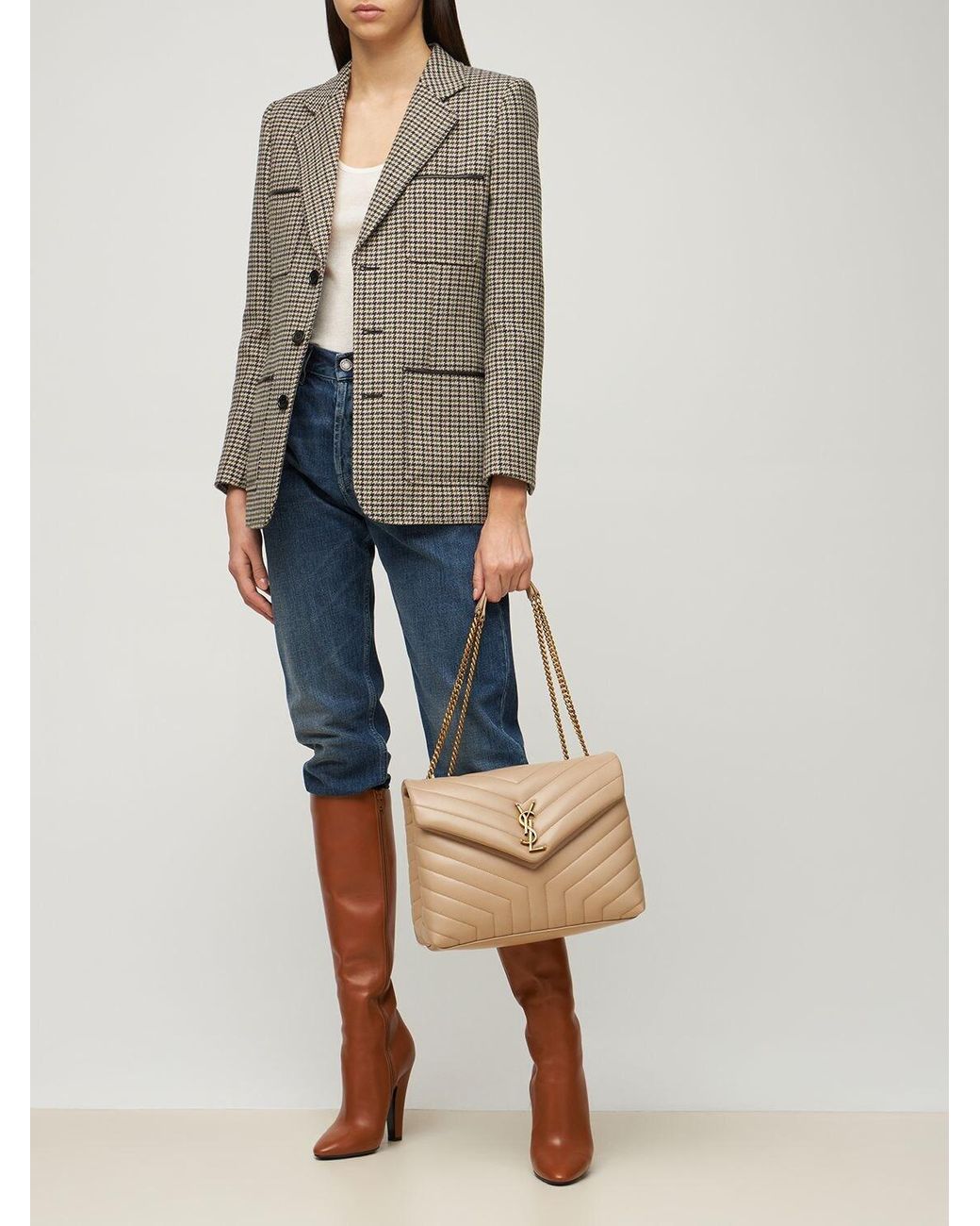 Loulou medium en cuir matelassé y hotsell