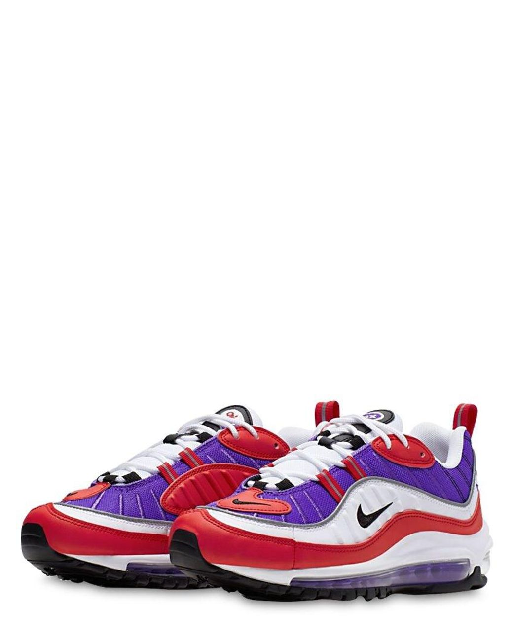 Zapatillas en rojo, violeta y blanco Air Max 98 Nike de Tejido sintético de  color Morado: ahorra un 50 % | Lyst