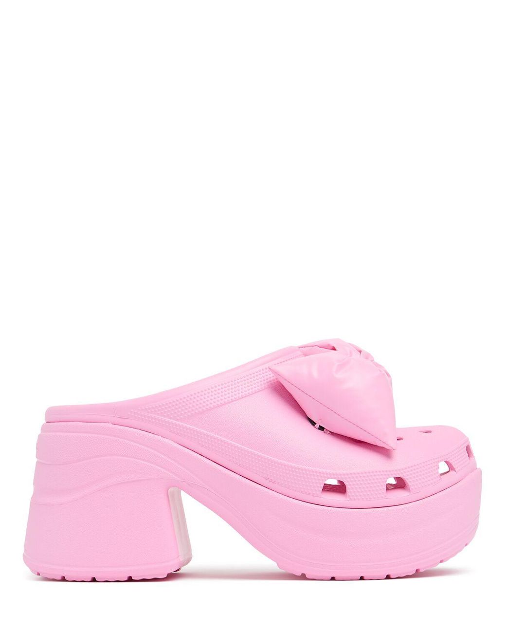 Crocs™ Siren Bow Clogs in Pink | Lyst Crocs™ Siren Bow Clogs in Pink | Lyst