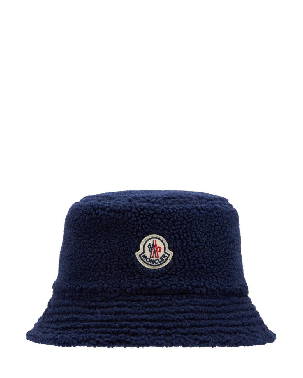 Moncler Teddy Bucket Hat in Navy (Blue 