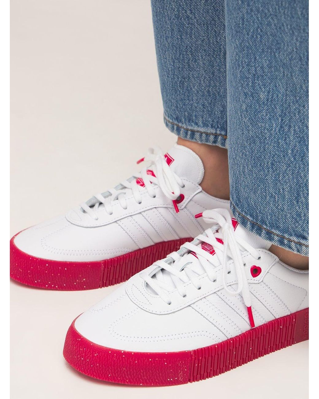 adidas sambarose valentine's day