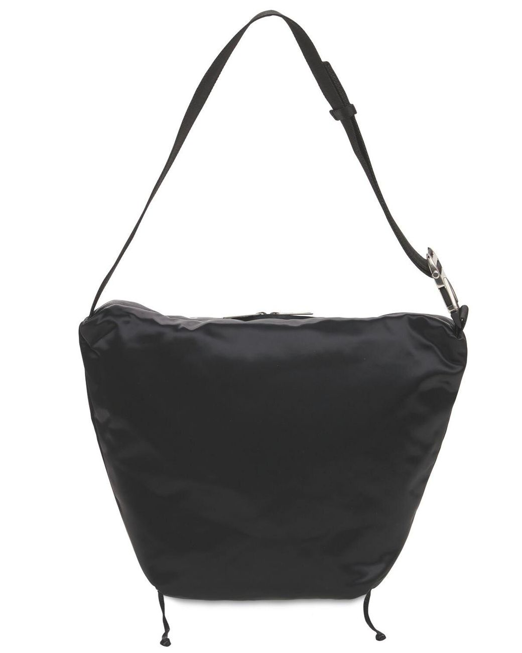 Bottega Veneta Synthetic Nylon Satin Belt Bag in Black for Men - Lyst