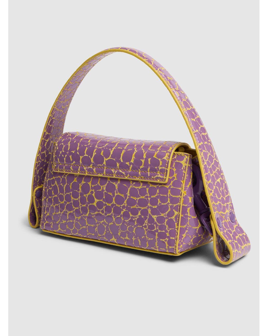 Vivienne Westwood Small Hazel Leather Shoulder Bag in Purple