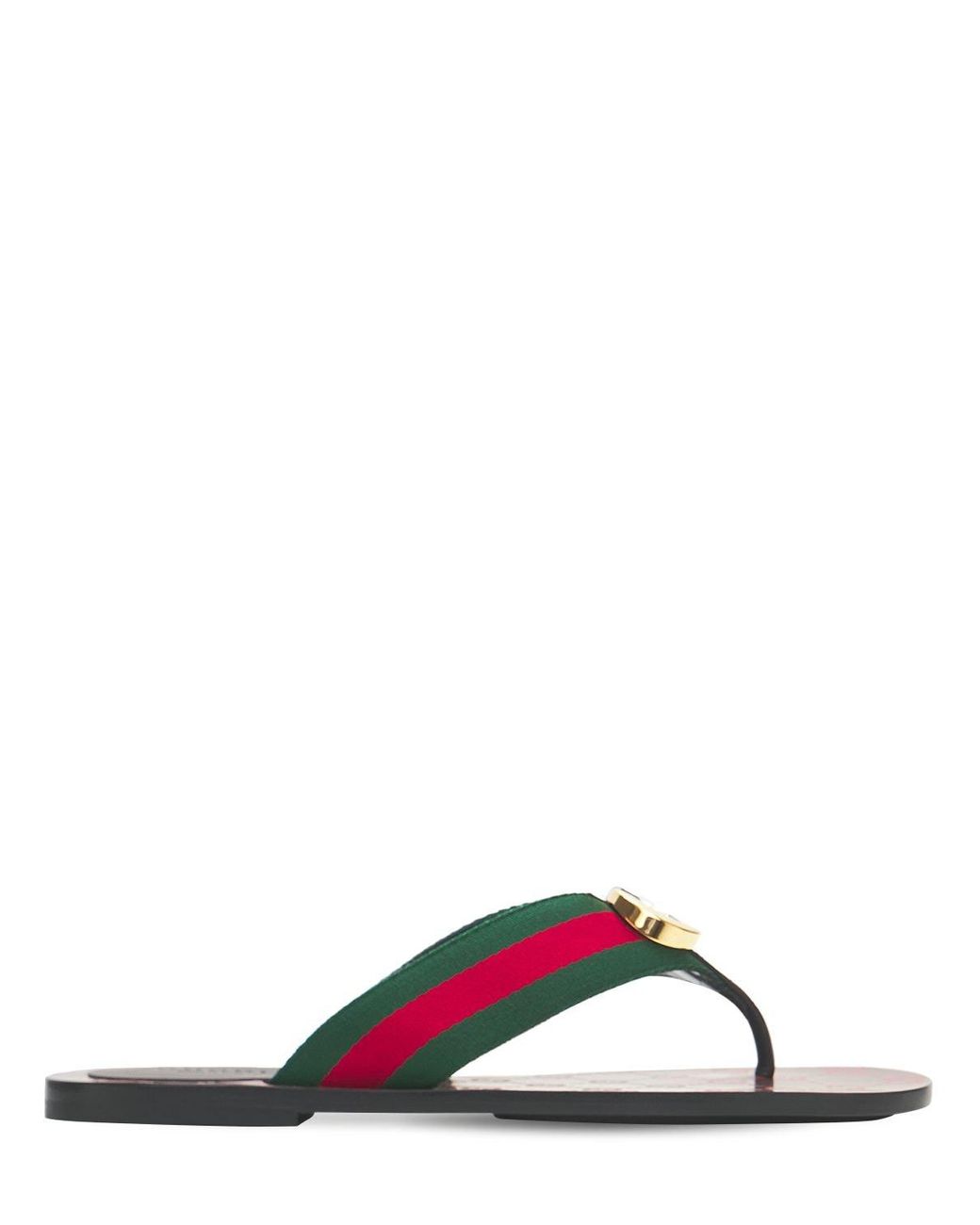 gucci red and green sandals