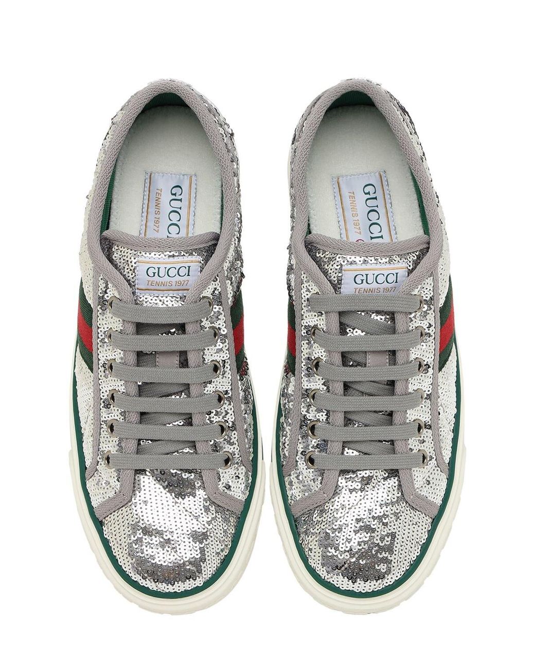 Gucci sparkle tennis clearance shoes