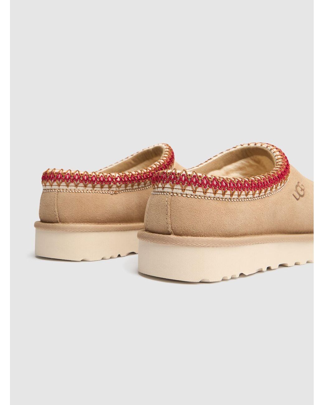 UGG 10mm Tasman Shearling Loafers in Brown Lyst