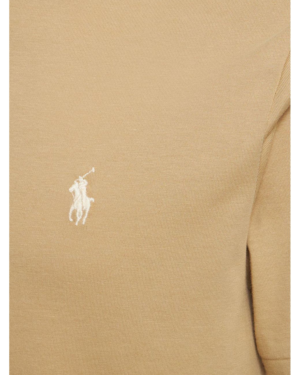 Camiseta de jersey de algodón desgastado con logo Polo Ralph Lauren de  hombre de color Neutro | Lyst