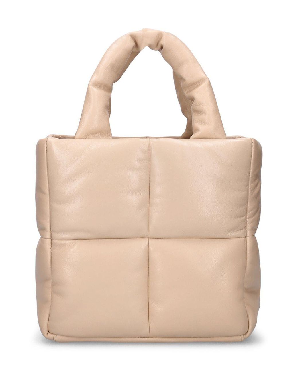 Stand Studio Rosanne Quilted Leather Tote Bag in Natural Lyst