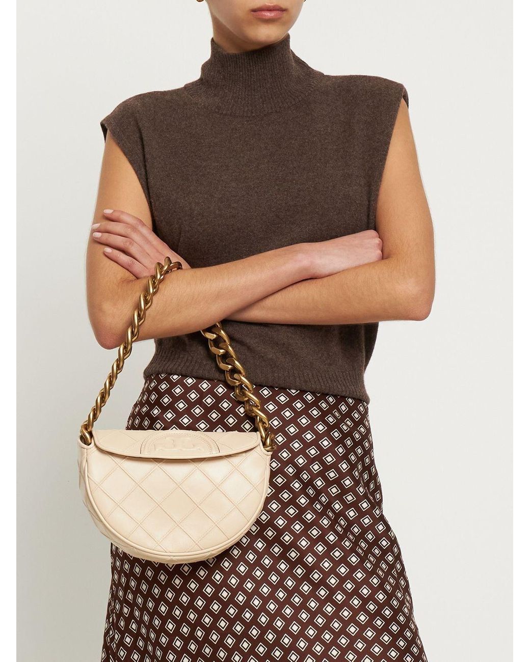 Tory burch deals soft leather bag