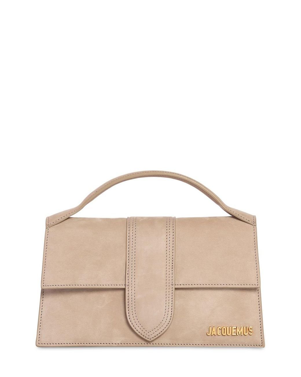 Sac En Daim "Le Grand Bambino" Jacquemus en coloris Neutre Lyst