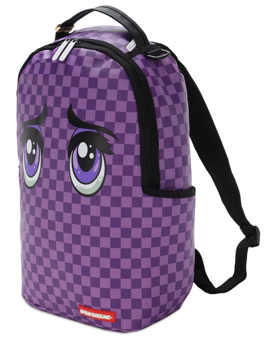 Sprayground purple backpack sale