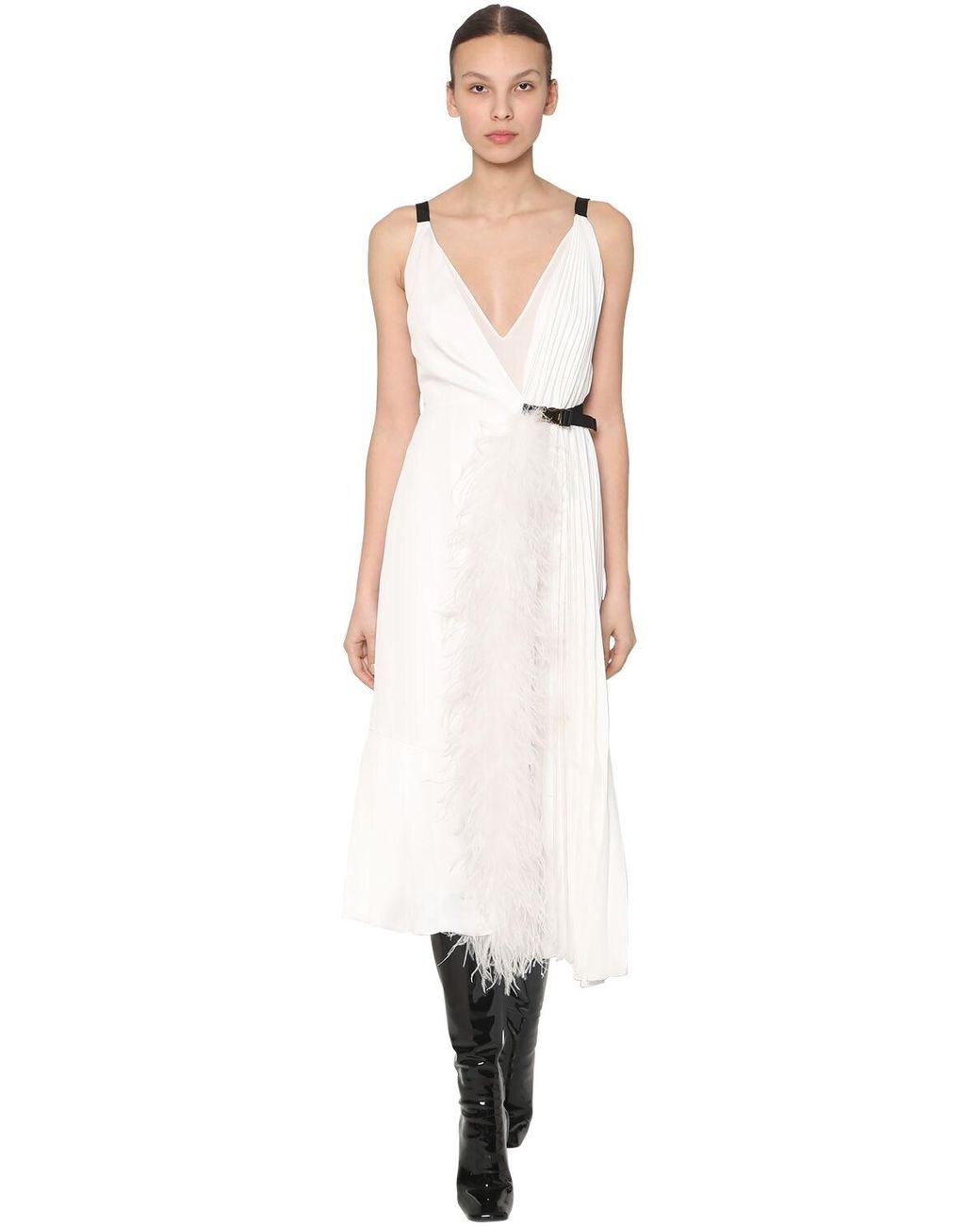 Prada white dress sales