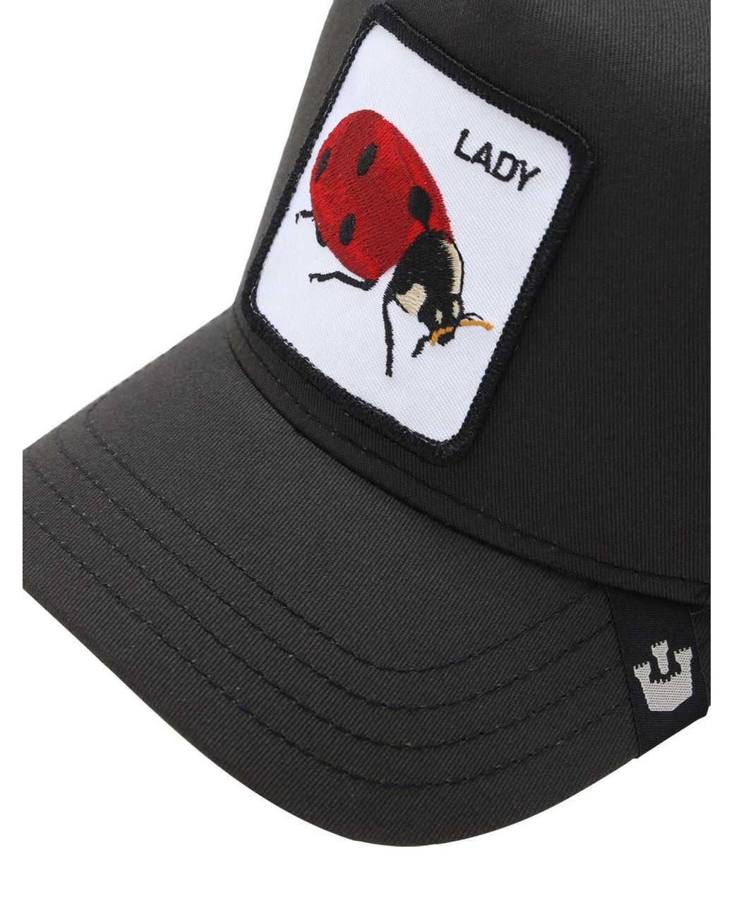Goorin Bros Lady Bug Patch Baseball Hat In Black For Men Lyst