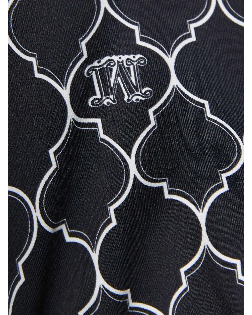 max-mara-Black-Amedea-Printed-