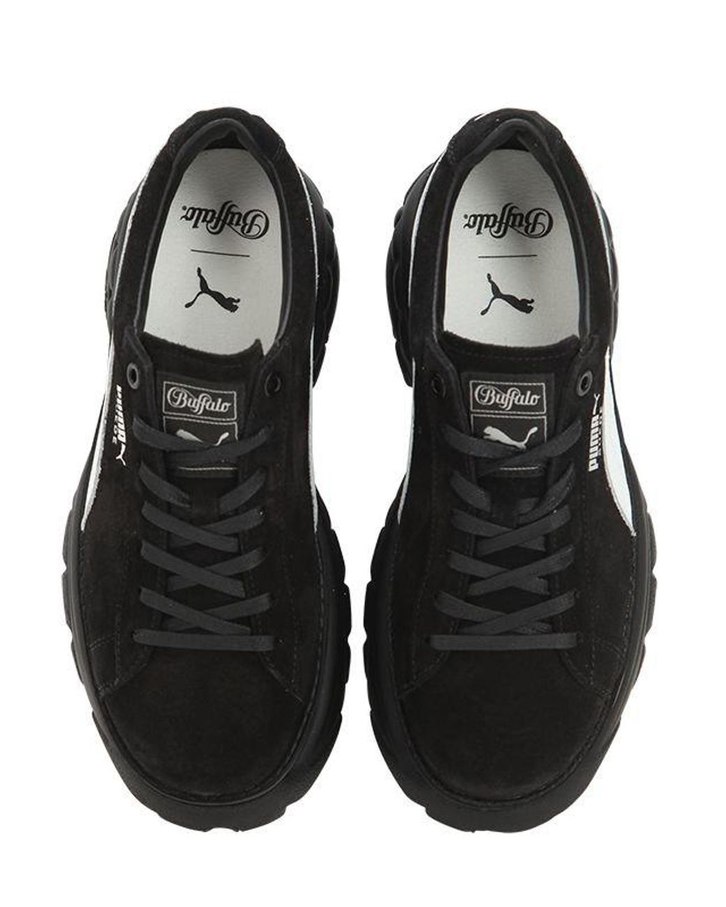 Sneakers "buffalo London" In Camoscio di Puma Select in Nero | Lyst