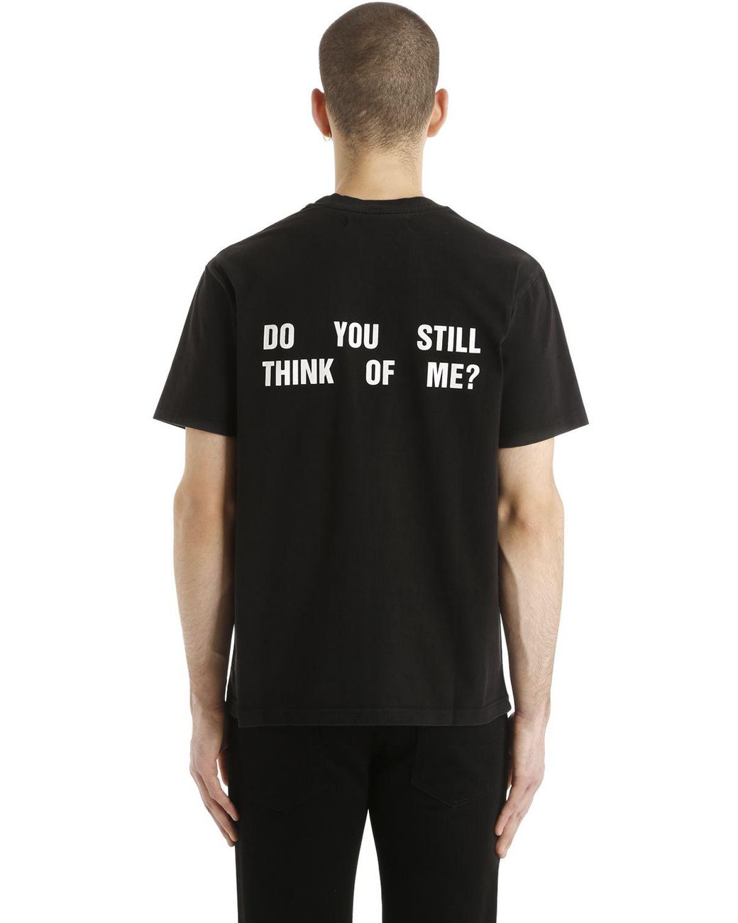 MISBHV Do You Still Think Of Me Jersey Tshirt in Black for Men Lyst