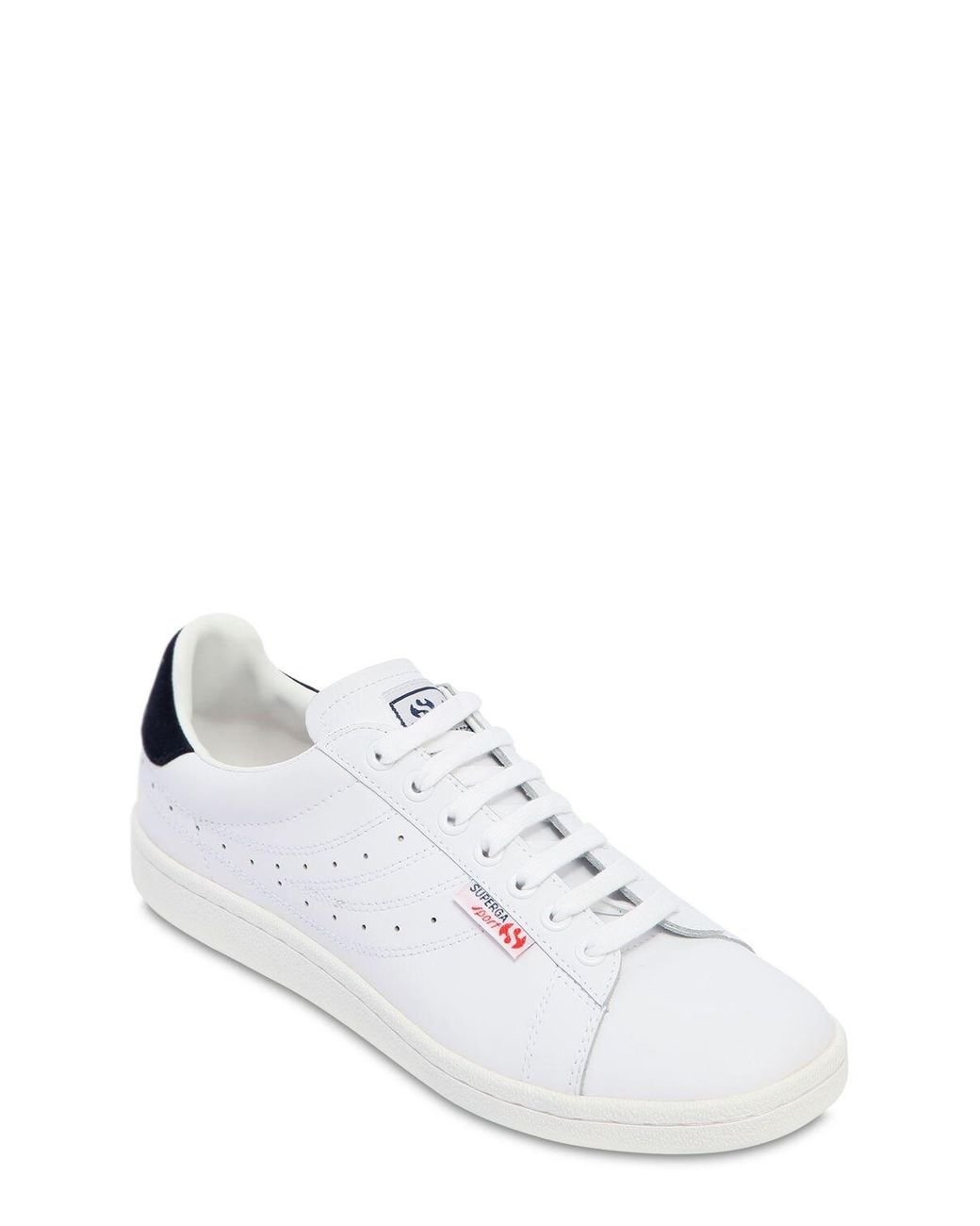 Superga Ivan Lendl Leather Sneakers in White for Men | Lyst