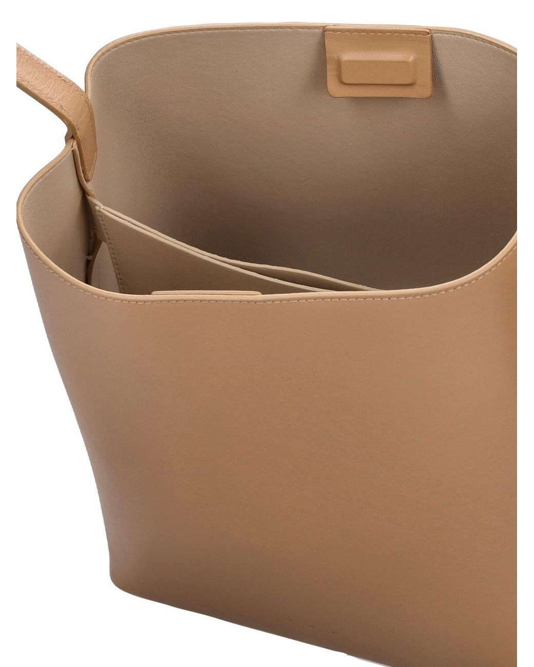 Aesther Ekme Sway Leather Bucket Bag (Ganache)