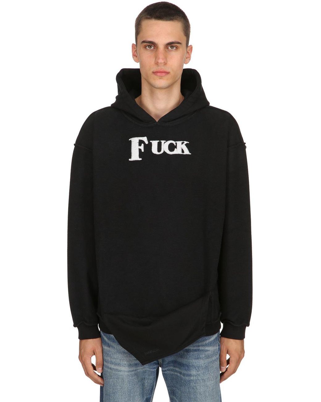 VETEMENTS INSIDE OUT FUCK HOODIE-