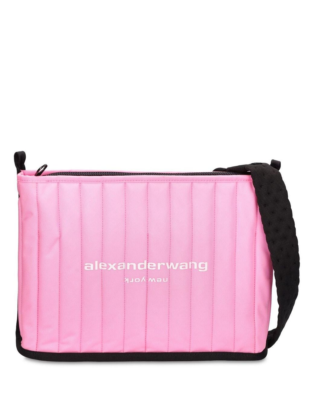 Alexander Wang Elite Ripstop Nylon Shoulder Bag in Pink | Lyst Australia