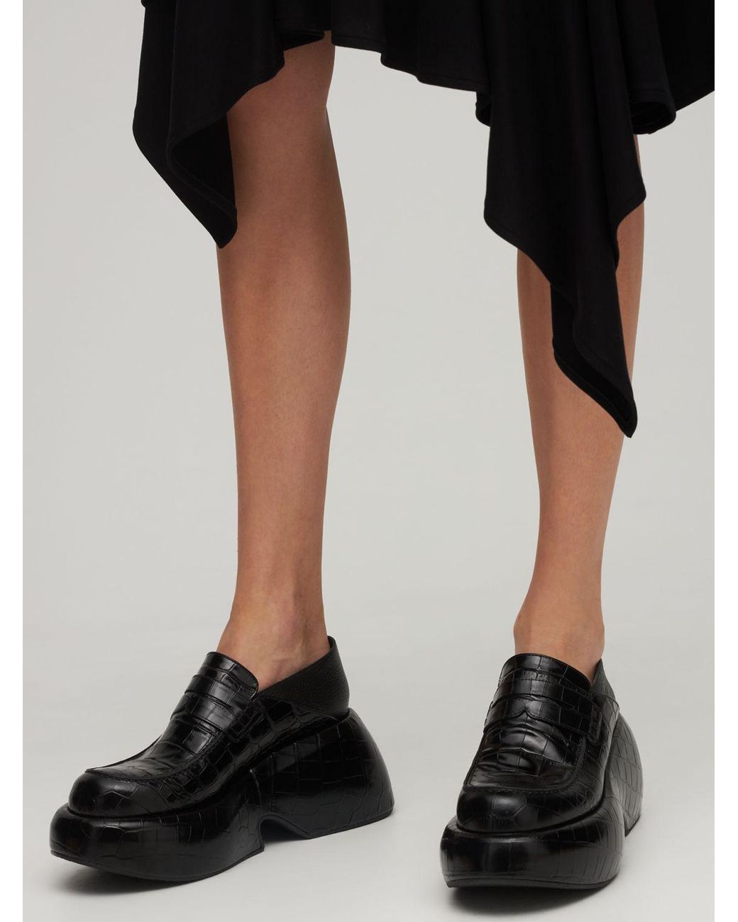 Loewe croc loafers sale