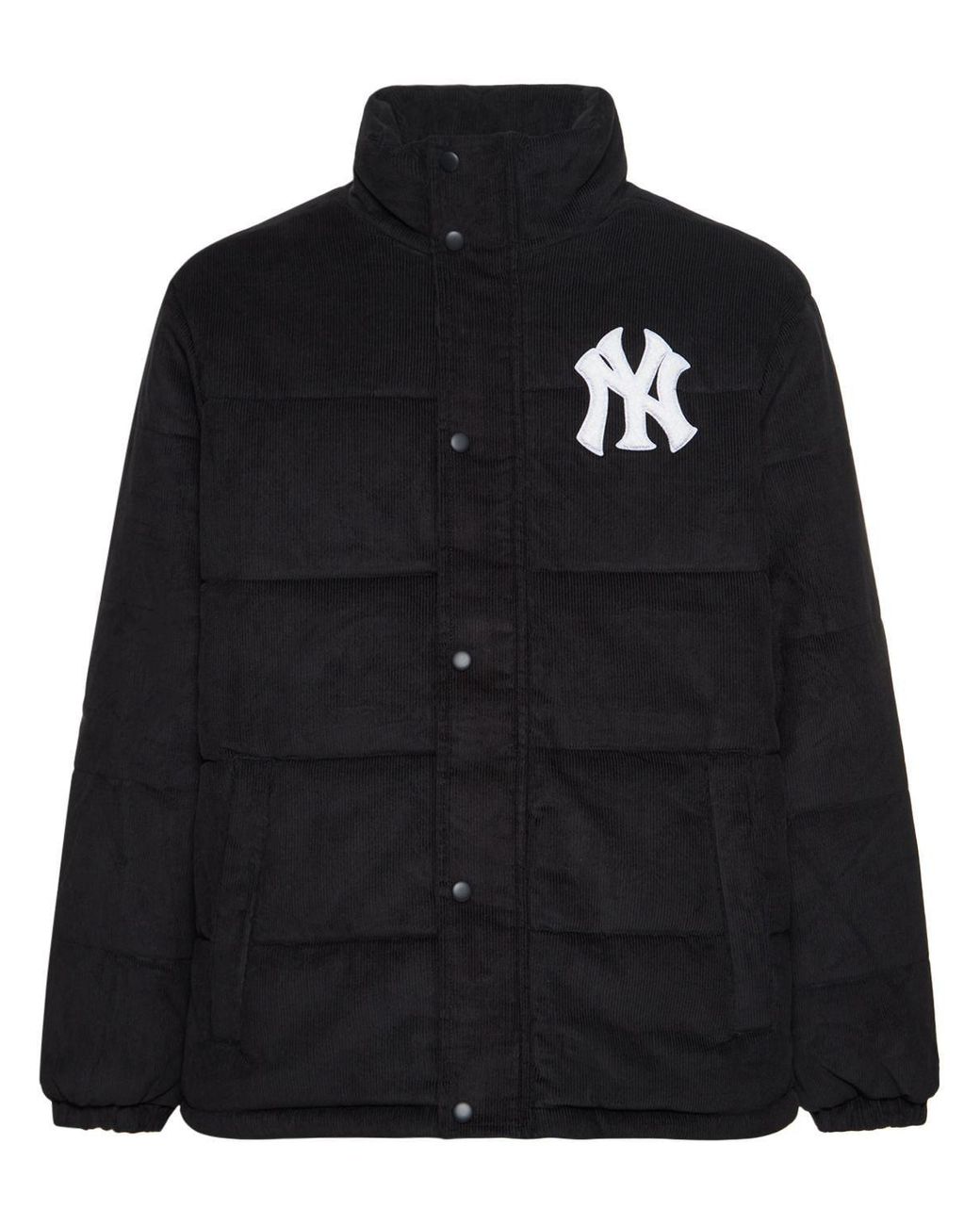 KTZ Ny Yankees Corduroy Puffer Jacket in Black for Men