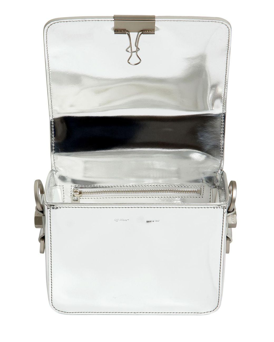 Off-White c/o Virgil Abloh Binder Clip Mirror Leather