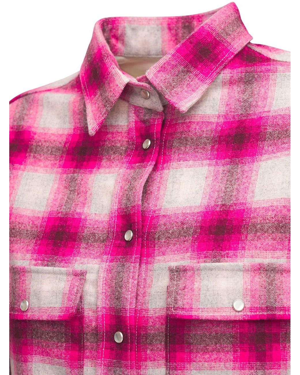 Étoile Isabel Marant Wool Reosi Blouse in Pink Womens Clothing Tops Blouses 