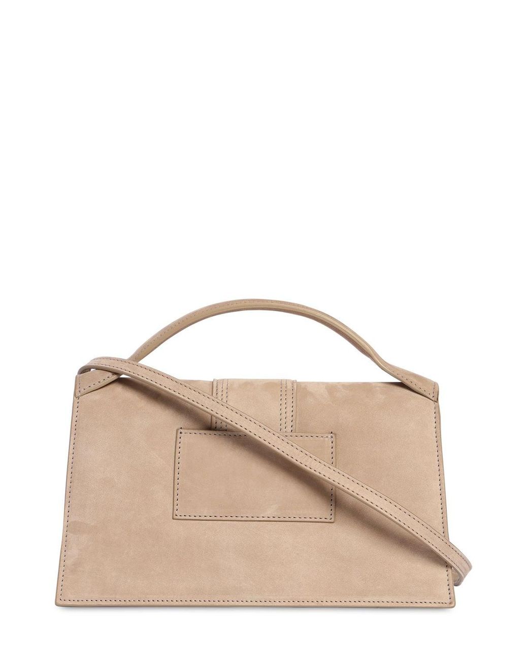 Jacquemus Le Grand Bambino Suede Bag in Natural Lyst UK