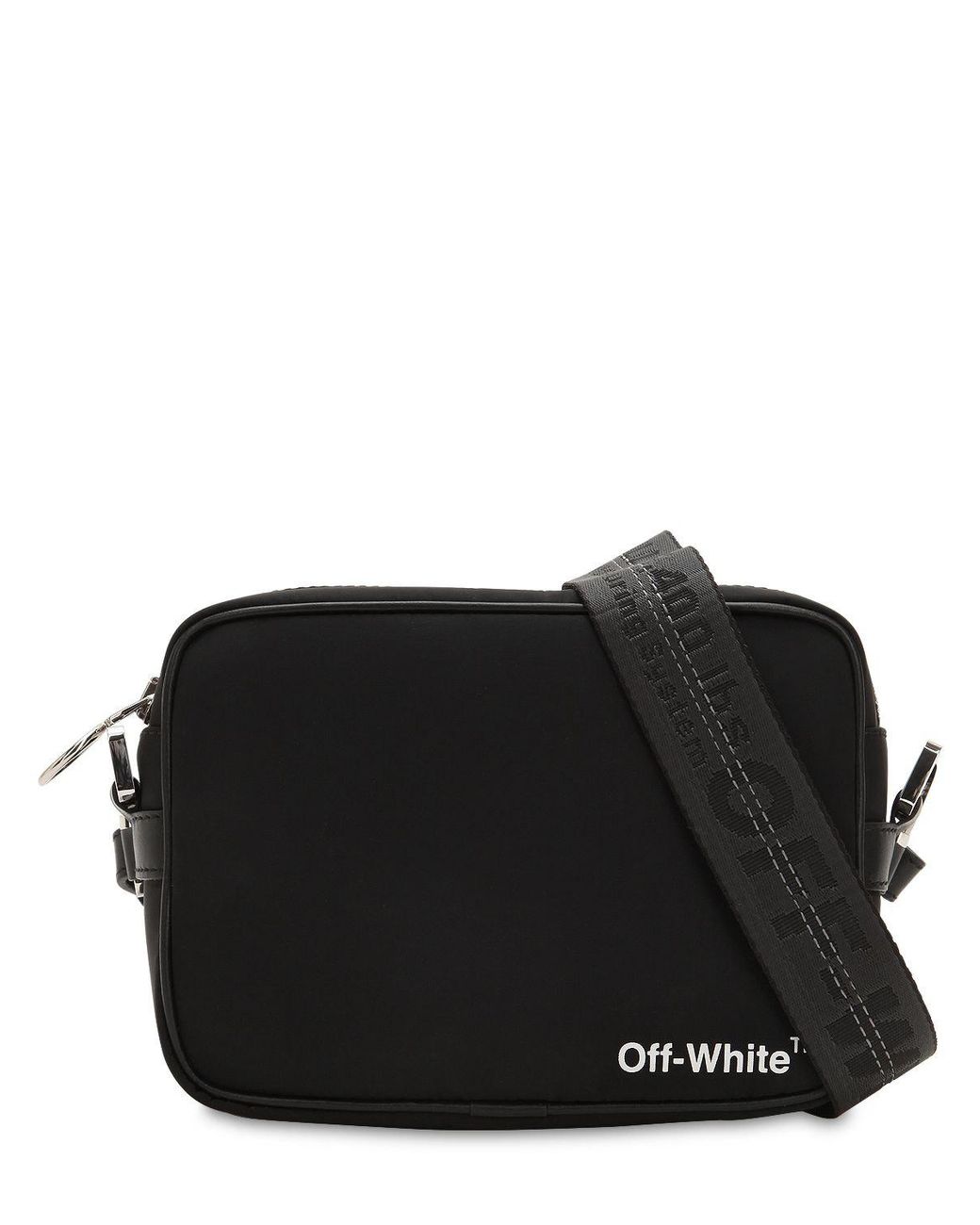 Off-White c/o Virgil Abloh Nylon Crossbody Bag W/ Webbing in Black for ...