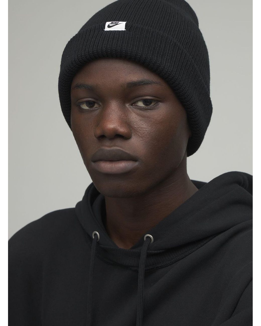 Nike Cuffed Futura Beanie in Black for Men | Lyst UK