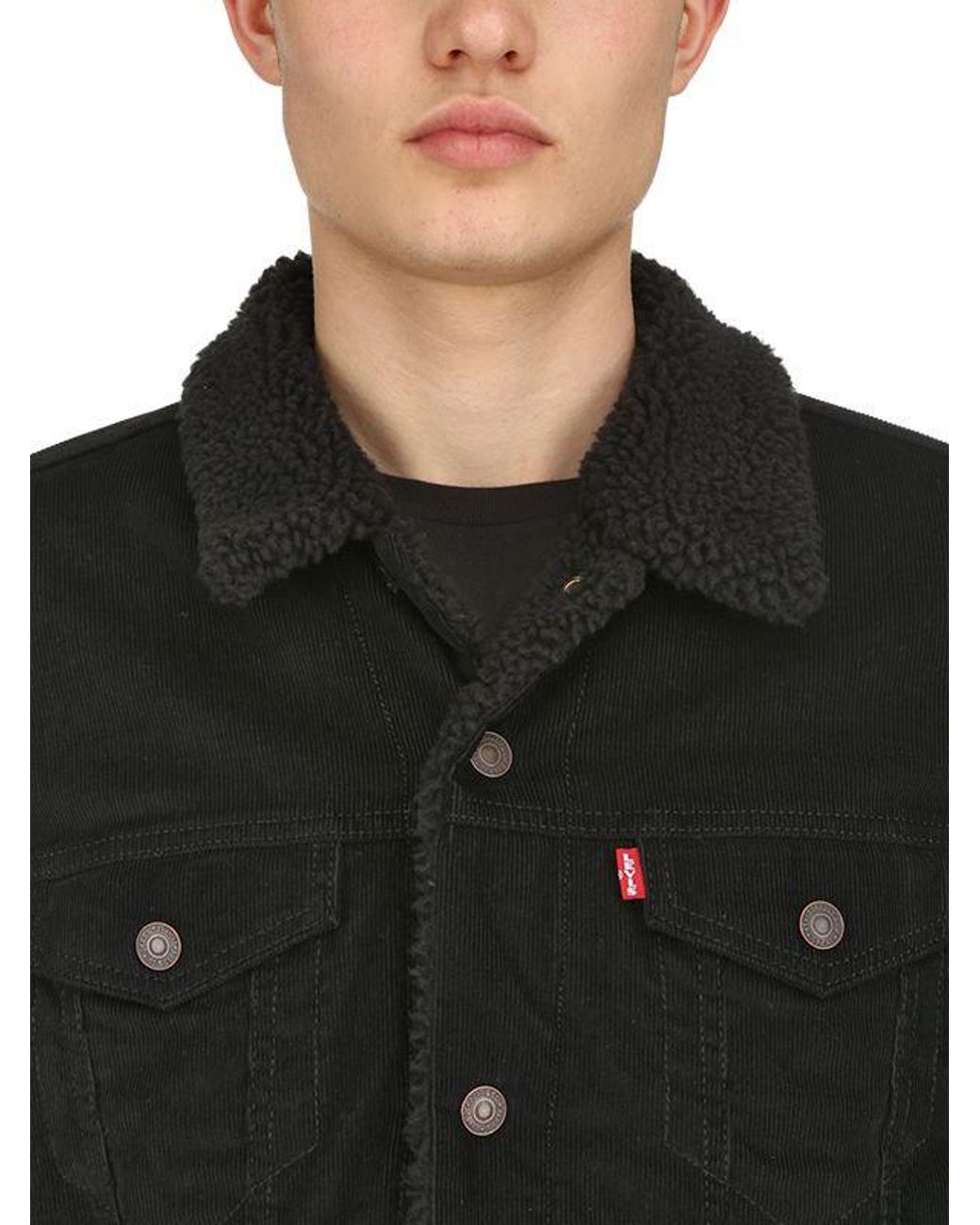 Levi's Sherpa Corduroy Trucker Jacket 