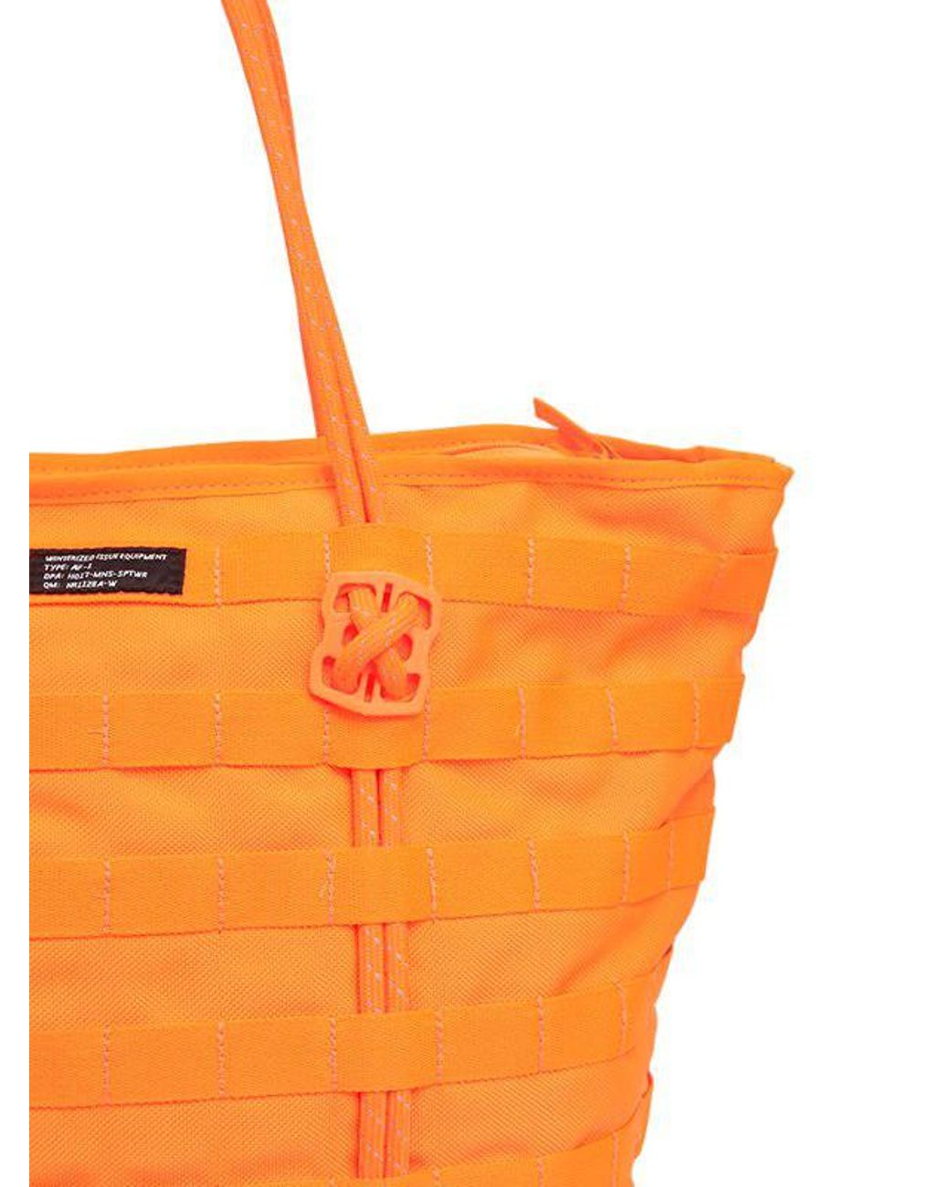 Nike af1 hot sale tote bag orange