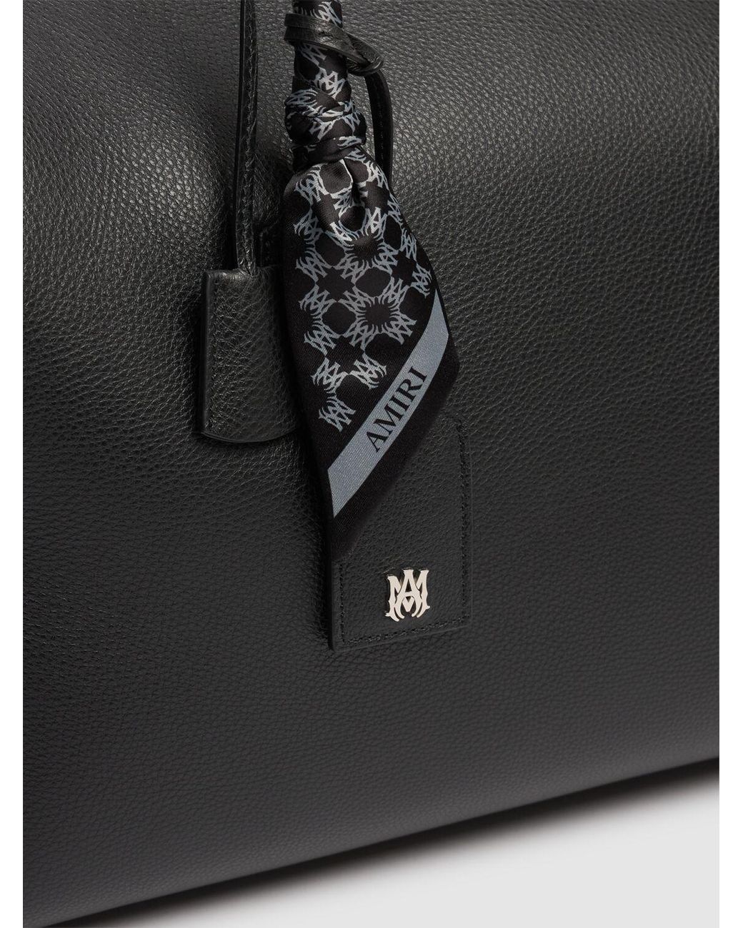 Amiri ペブレザー ウィークエンダーバッグ Amiri Pebbled Leather Weekender Bag in Black for Men | Lyst