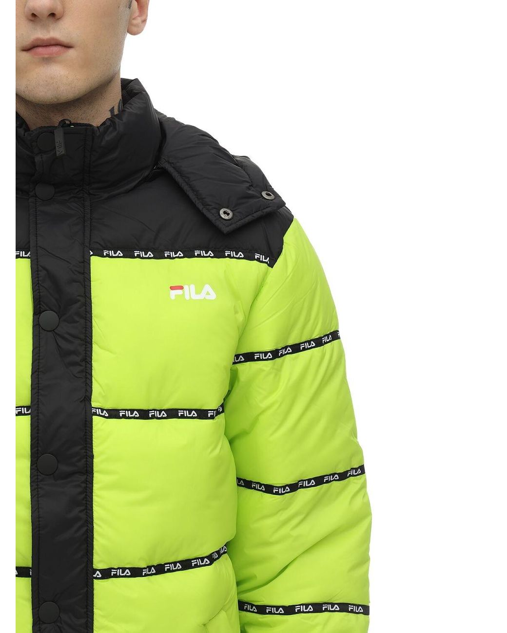 fila neon green jacket
