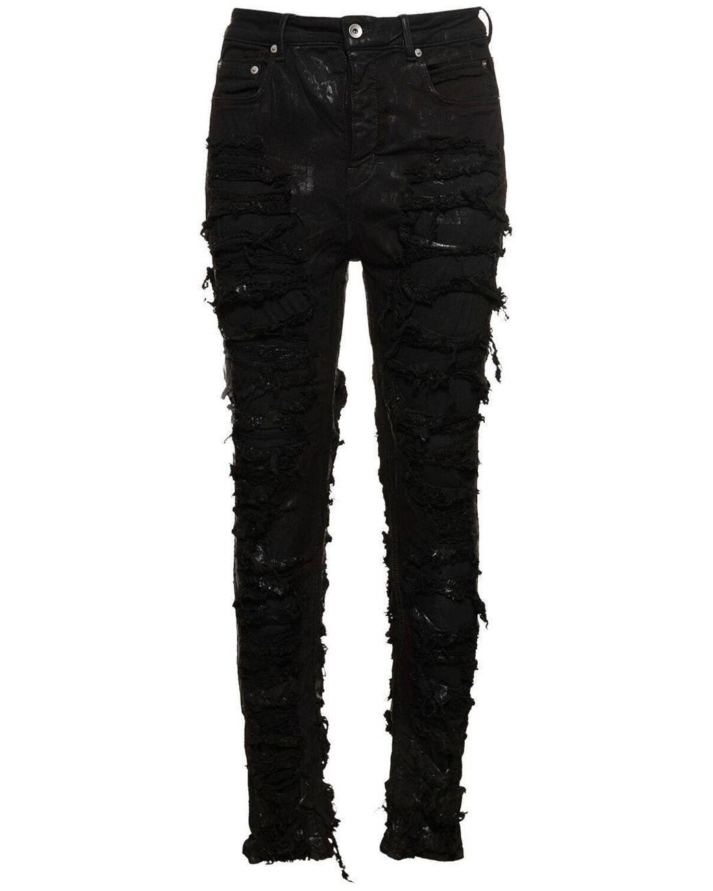 【DISCERNMENT】Destroyed Vintage Black Denim 315bfe8a397440fe897cd4c76a7482