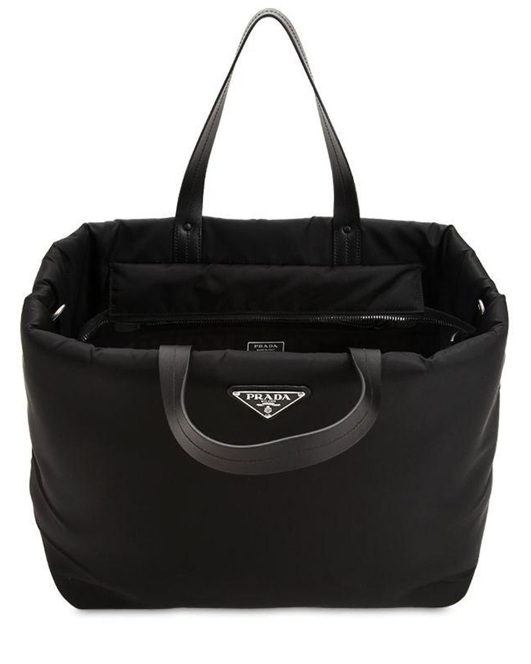 prada-BLACK-Puffer-Nylon-Tote- prada-BLACK-Puffer-Nylon-Tote-