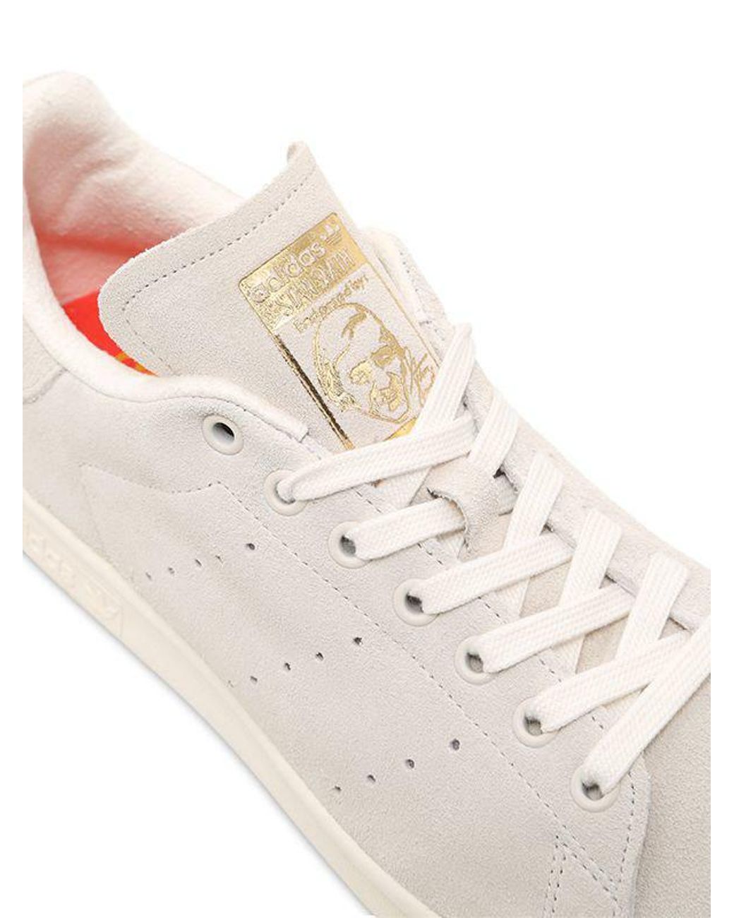 Sneakers ""stan Smith"" In Camoscio" da Uomo di adidas Originals in Neutro  | Lyst