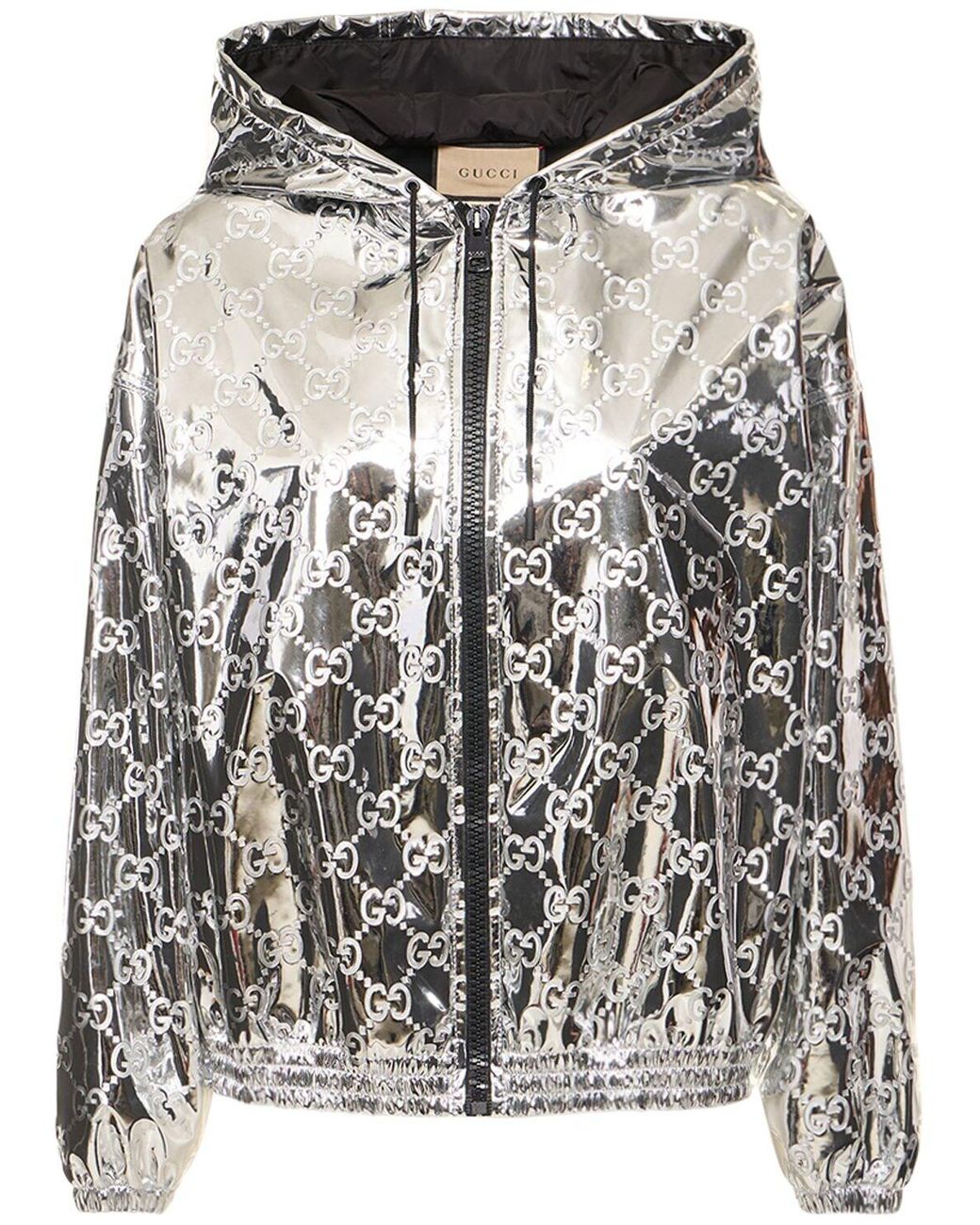Gucci Gg Mirror Tech Zip Jacket in Grau | Lyst CH