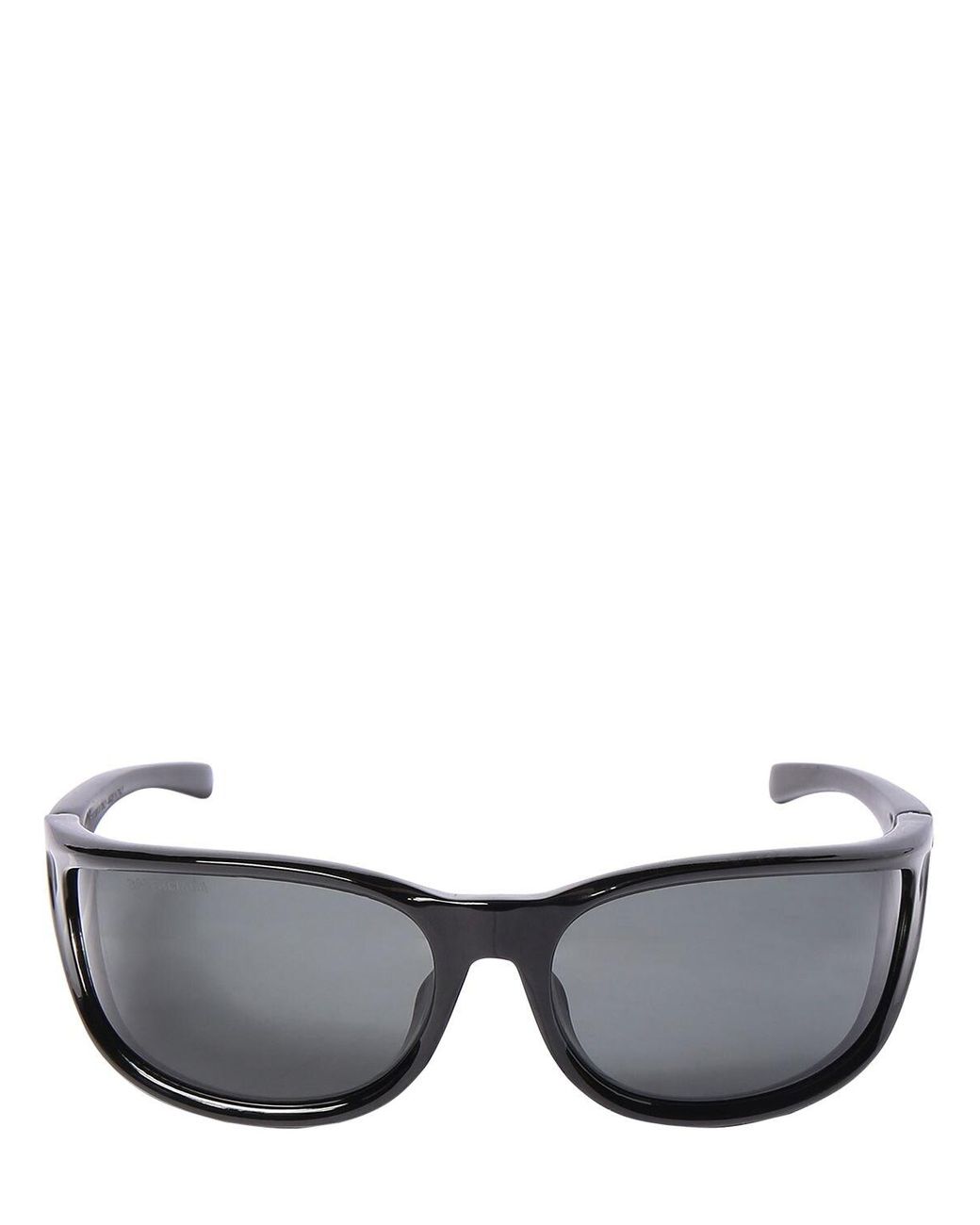 balenciaga black rectangle sunglasses
