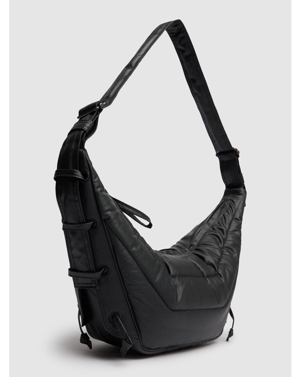 新品 lemaire 24AW GAME BAG MIDIUM black Lemaire - Large Soft Game Bag in Dark Chocolate – Stoy